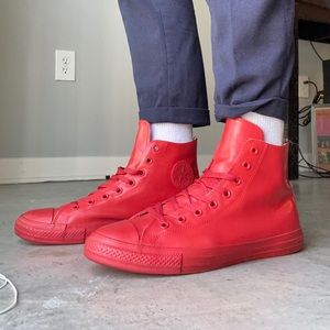 Red Rubber Converse Chuck Taylor All Star